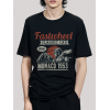 Tricou Fastwheel classic car Monaco 1953 bumbac